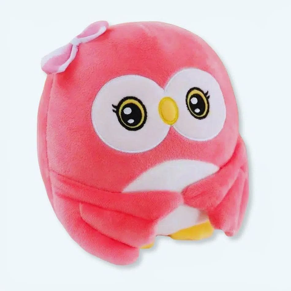 Pink Owl Plush Toy
