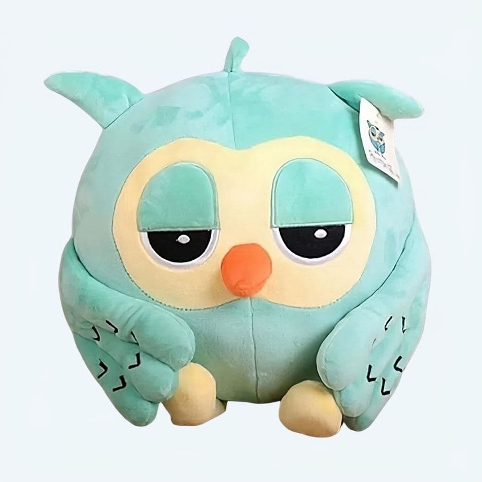 Green Cute Owl Plush