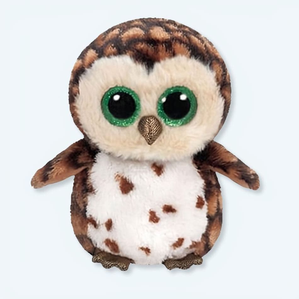 TY Brown Owl Plush Toy