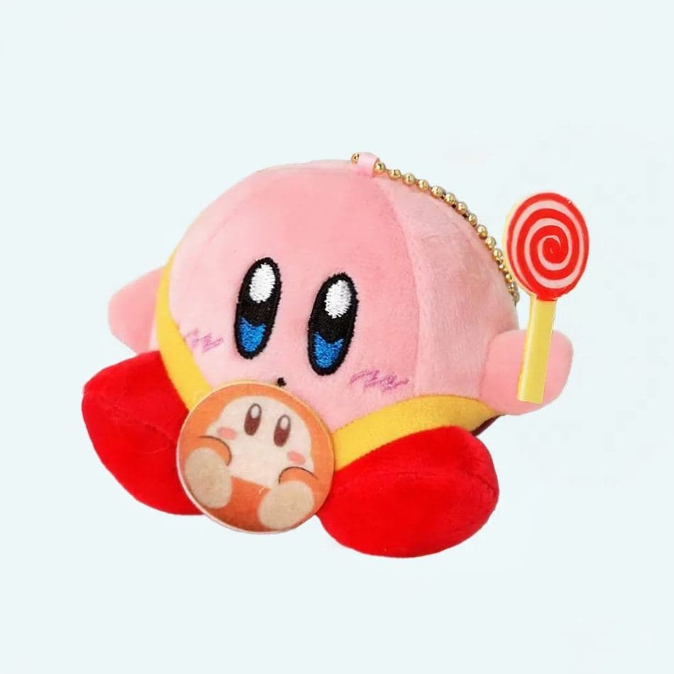 Kirby Plush with Candy Cane