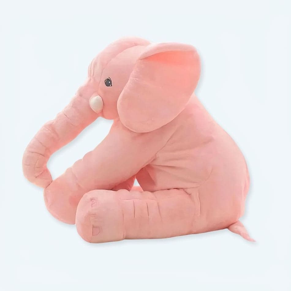 Pink Elephant Plush Pillow