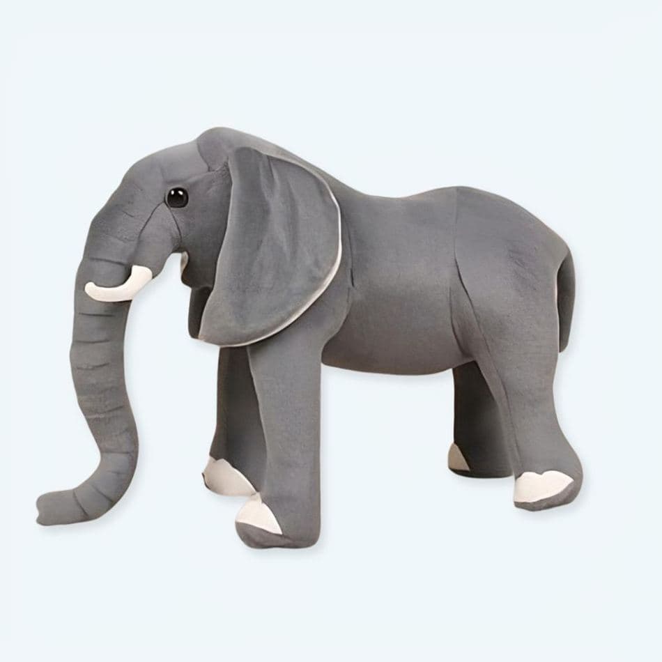 Realistic Elephant Stuffed Animal for Kids
