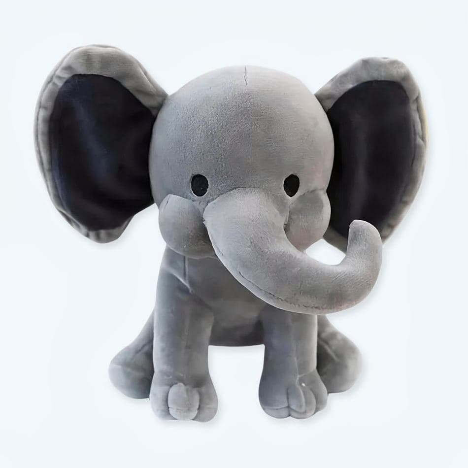 Soft Gray Elephant Plushie