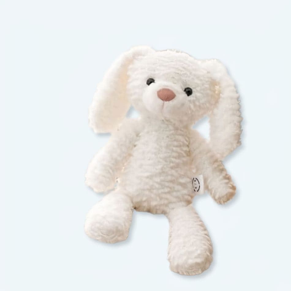 Stuffed Animals subcategory: Plush bunnies, bunny rabbits, cuddly toys, soft toys for kids & adults. Used in bedroom decor.