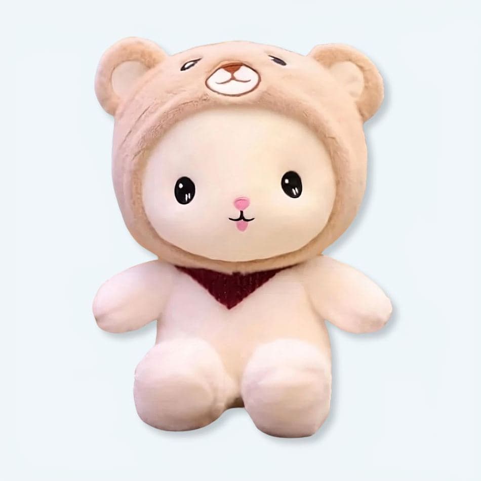 Rabbit Plush with Bear Hat