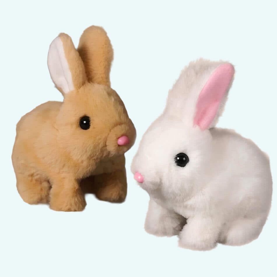 Electric Easter Bunny Plush