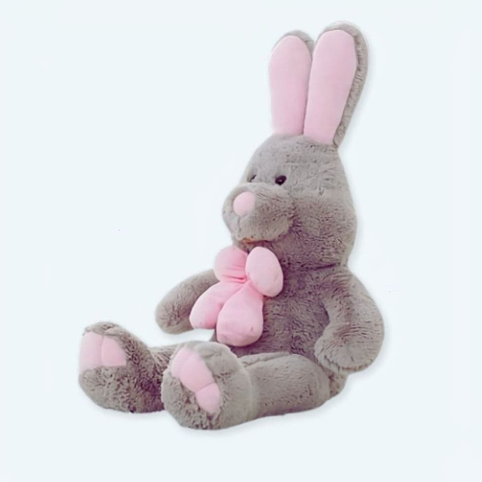 Giant Gray Rabbit Plush