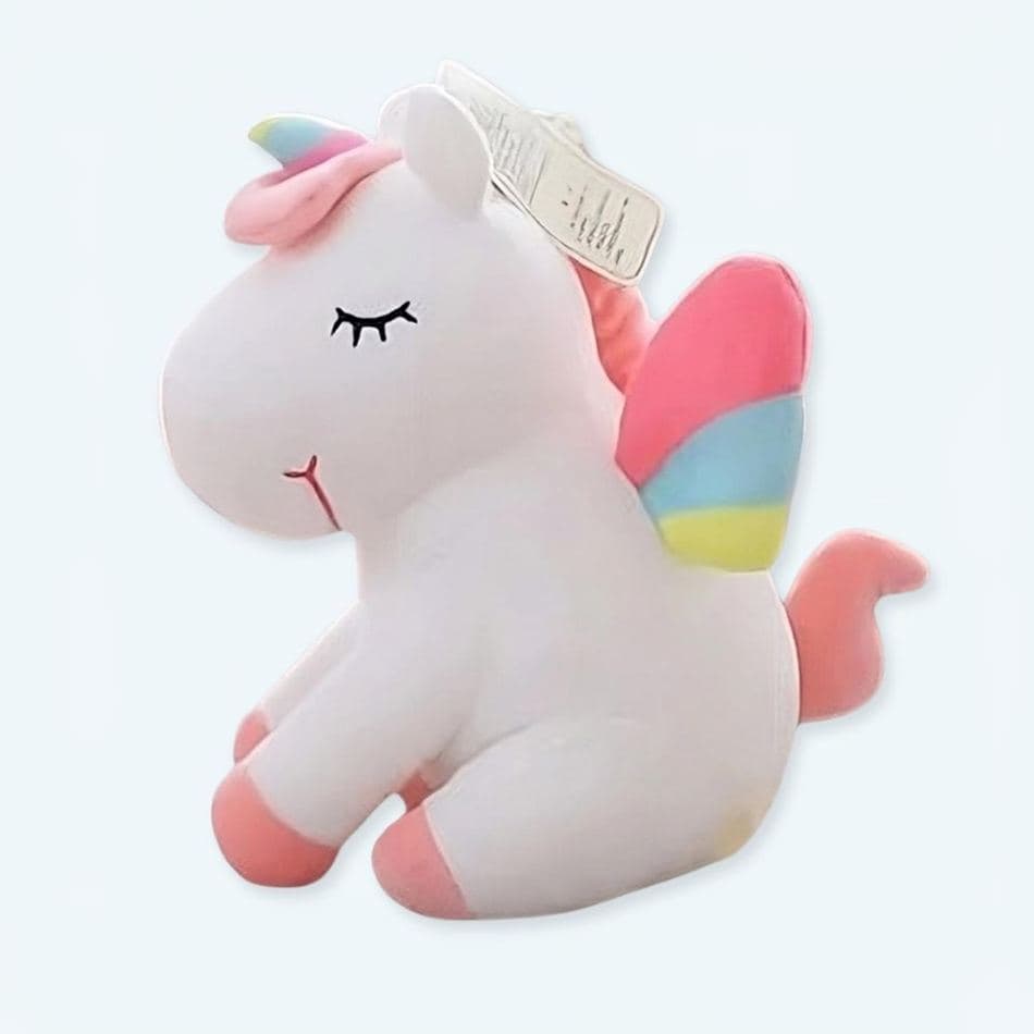 White Rainbow Unicorn Plushie