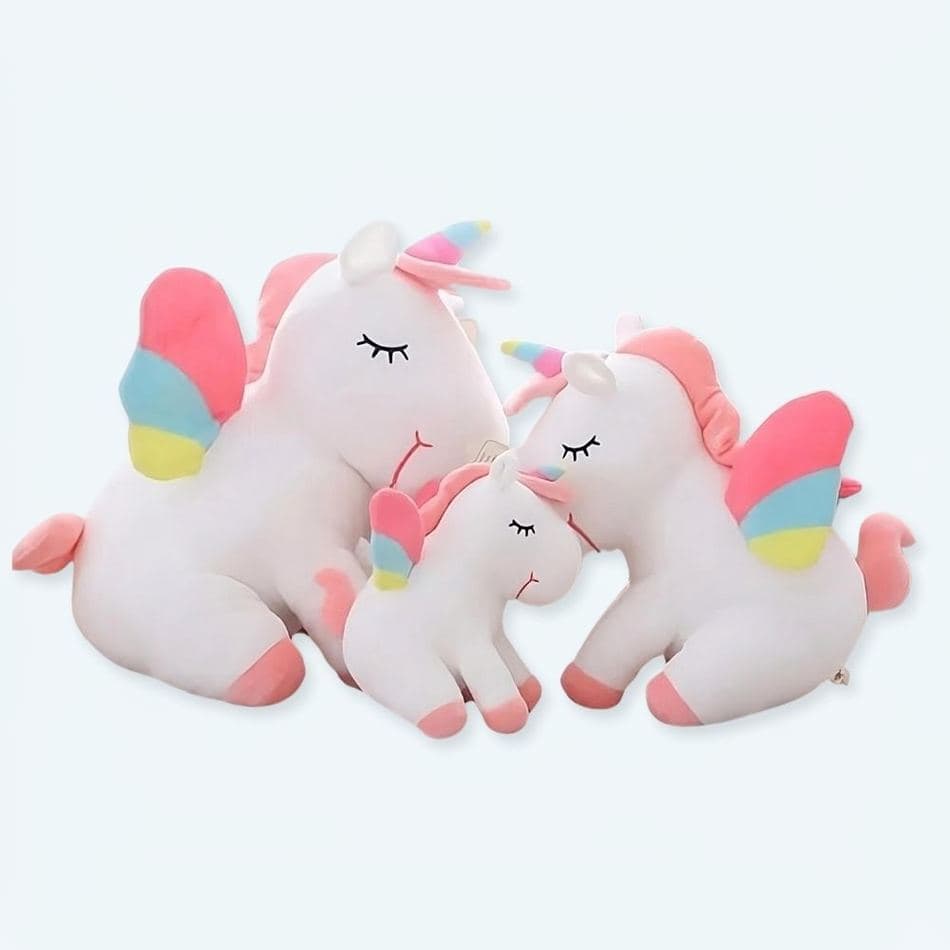 Blue Rainbow Unicorn Plushie