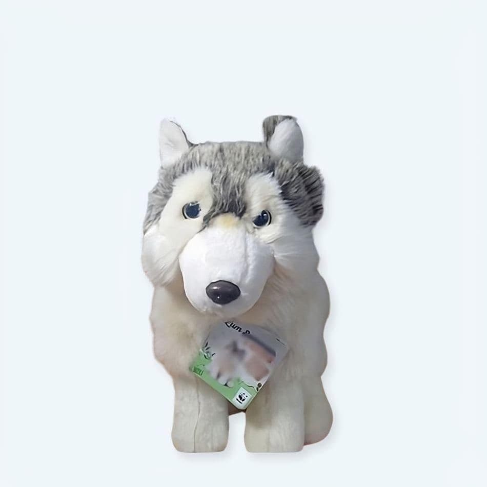 Gray Siberian Wolf Plush