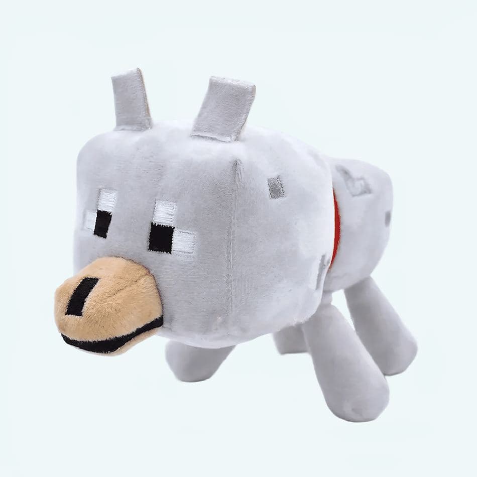 Minecraft Wolf Plush