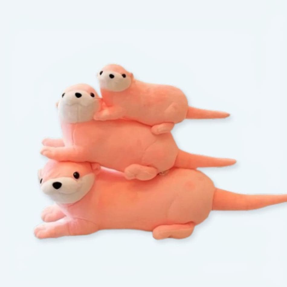 Pink Otter Plush Toy