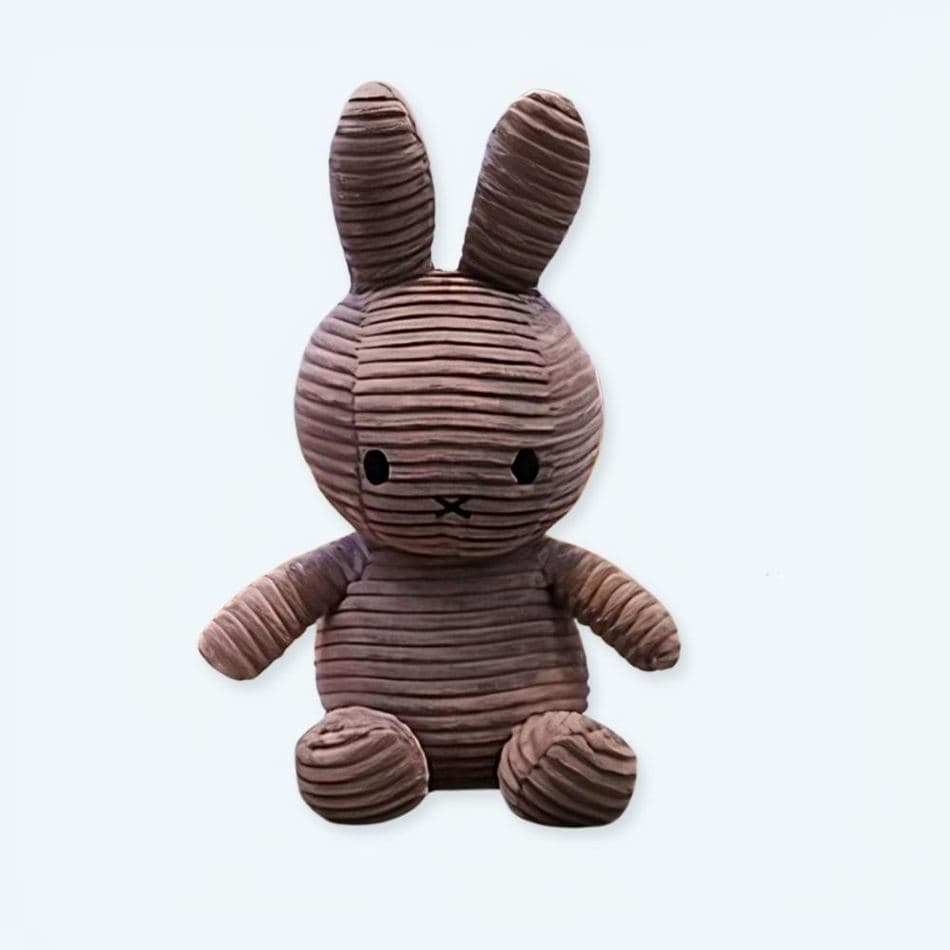 Grey Corduroy Miffy Plush