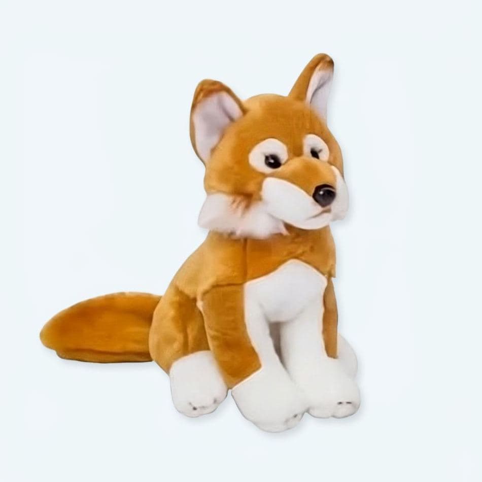 Orange Fox Dog Plush Toy