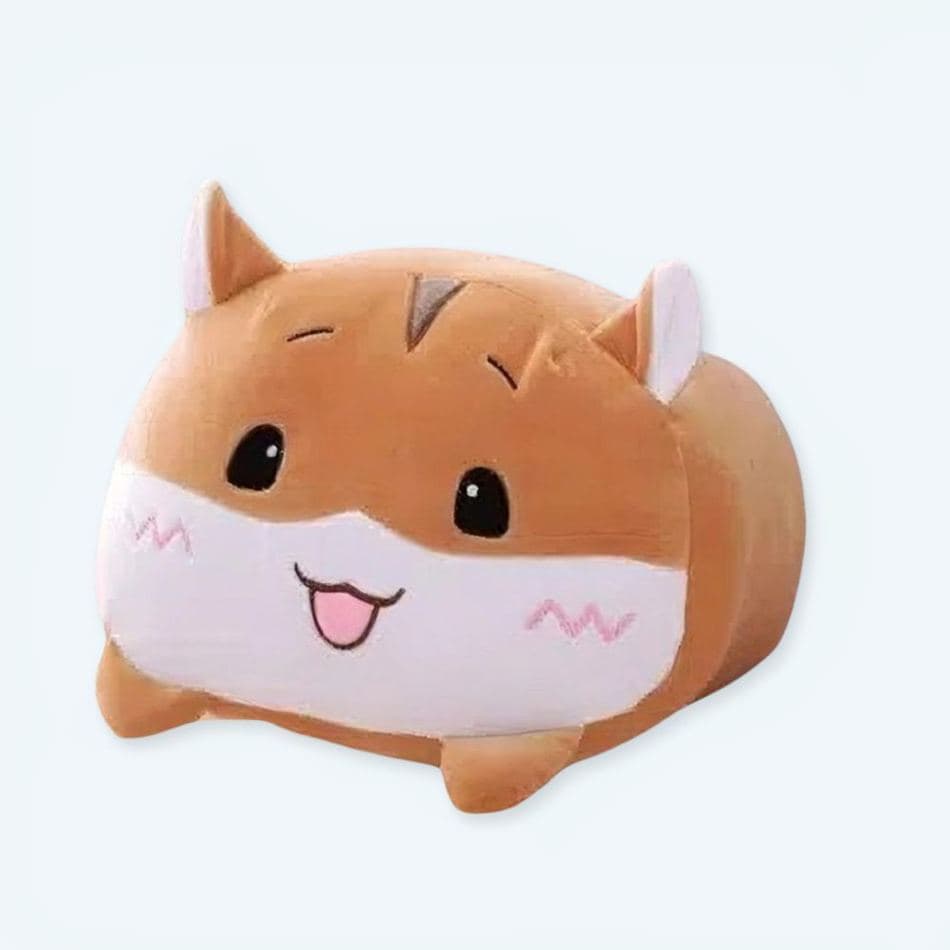 Brown Cat Plush Pillow
