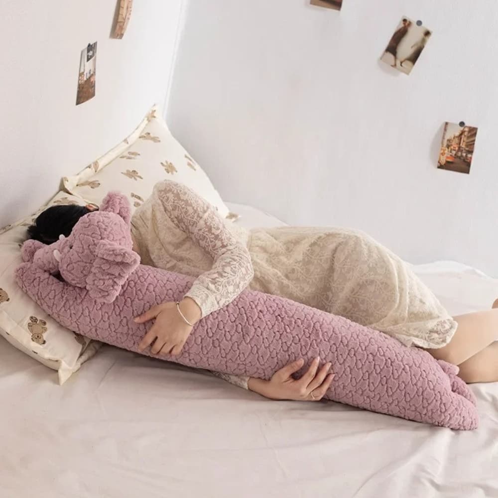 Soft Elephant Plush Pillow thumbnail 3