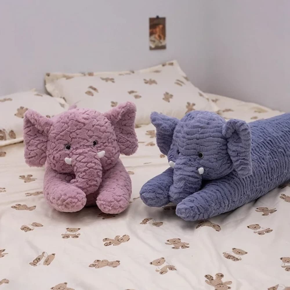 Soft Elephant Plush Pillow thumbnail 4