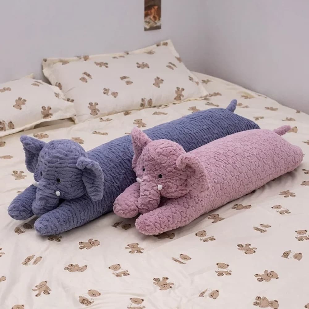 Soft Elephant Plush Pillow thumbnail 5