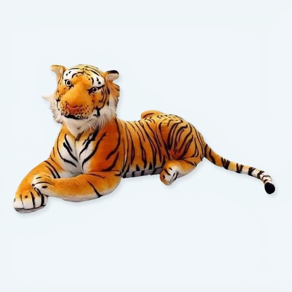 Brown Tiger Plush Pillow
