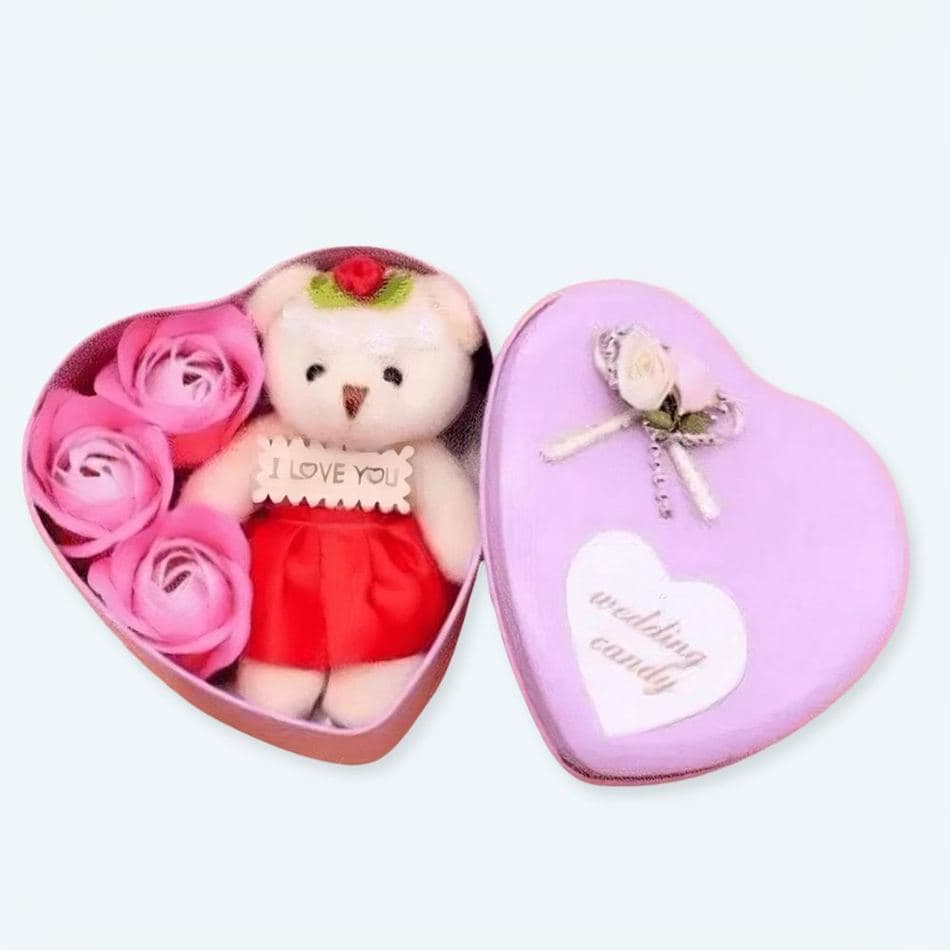 Pink Bear Love Gift Set