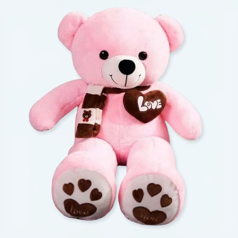 Pink Love Bear Plush