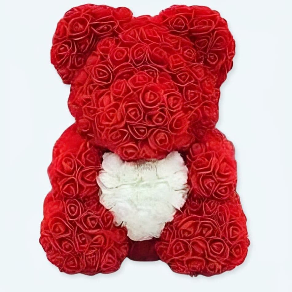 Red Rose Teddy Bear Plush