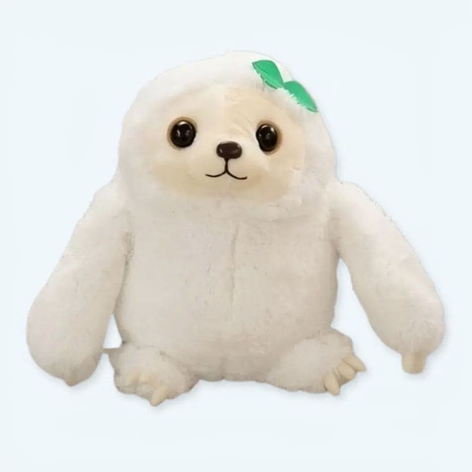 White Cute Sloth Plush