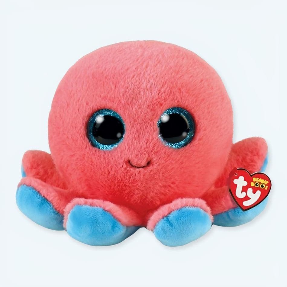 Adorable Coral Octopus Plushie