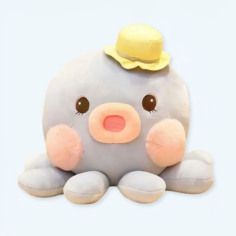 Blue Kawaii Octopus Plush