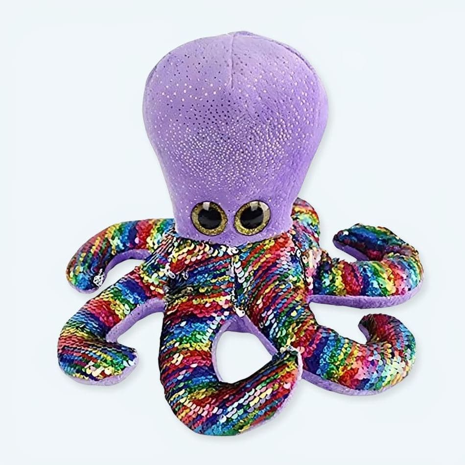 Glitter Octopus Plush Toy