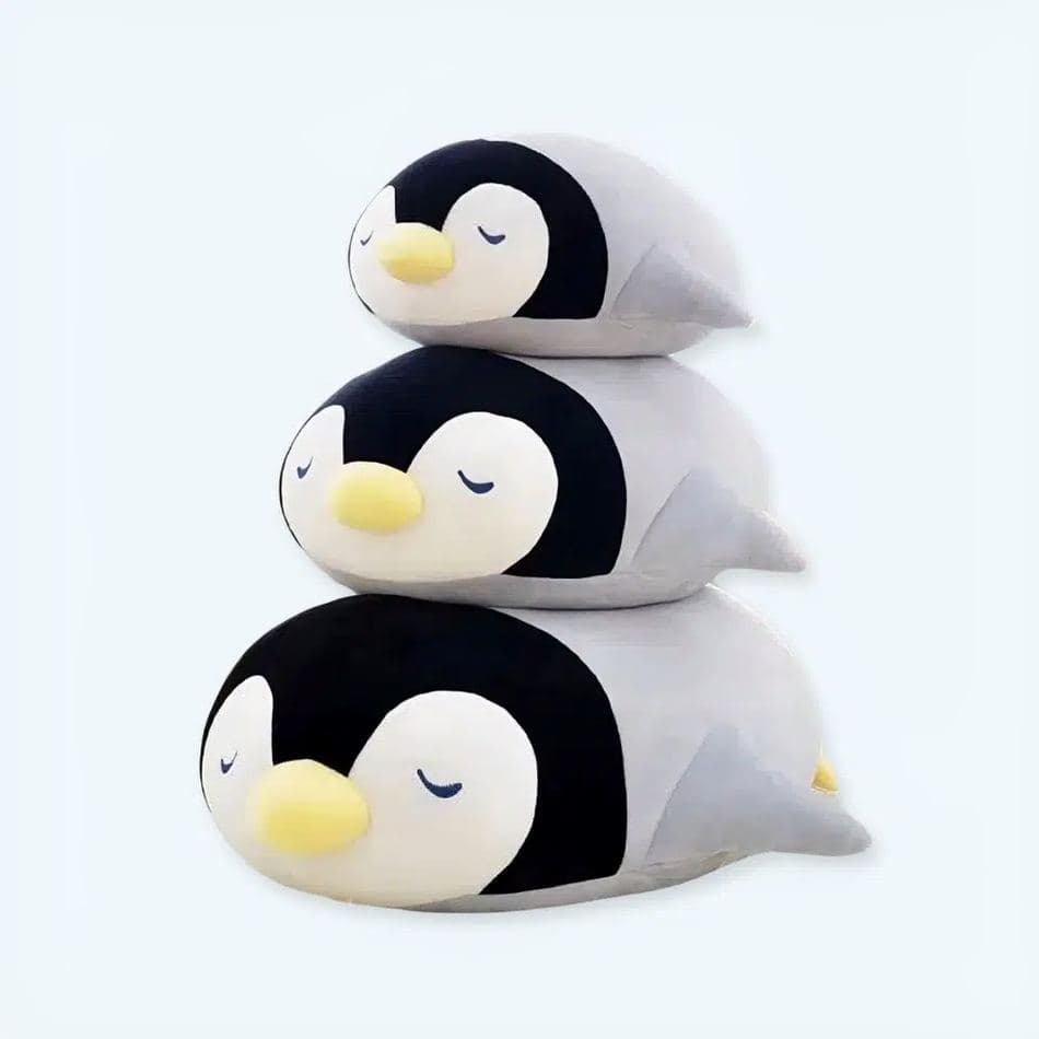 Sleepy Penguin Plush Toy