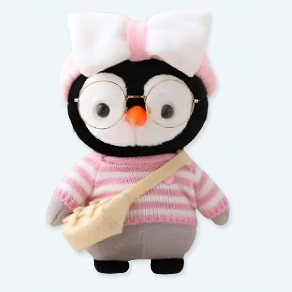 Pink Penguin Plush