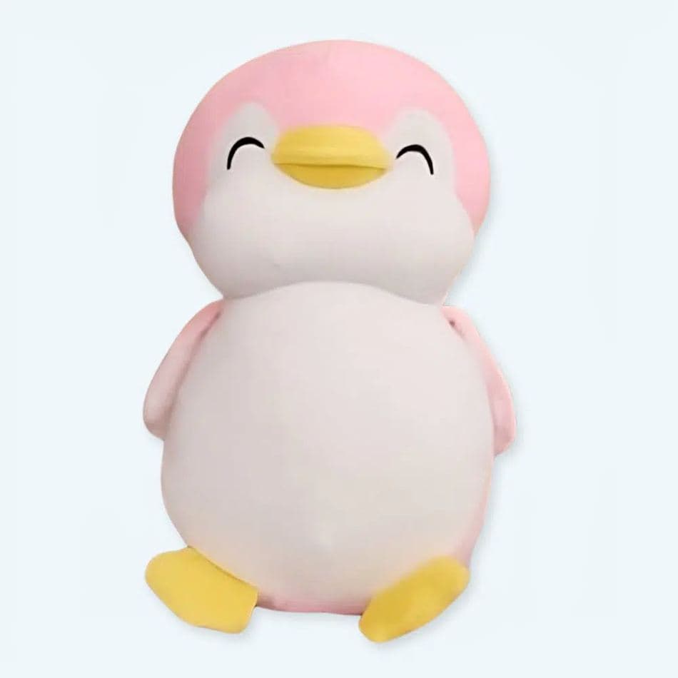 Pink Smiling Penguin Plushie