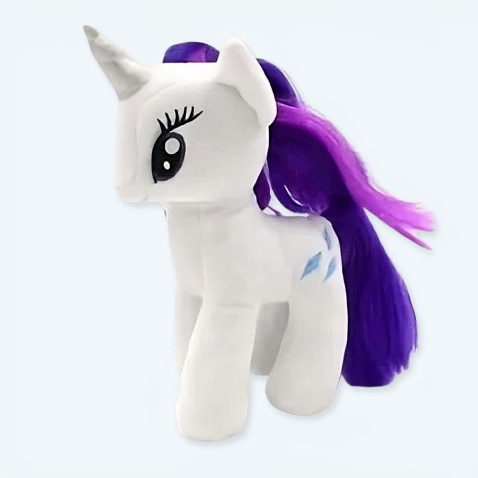 White Unicorn Plush Doll