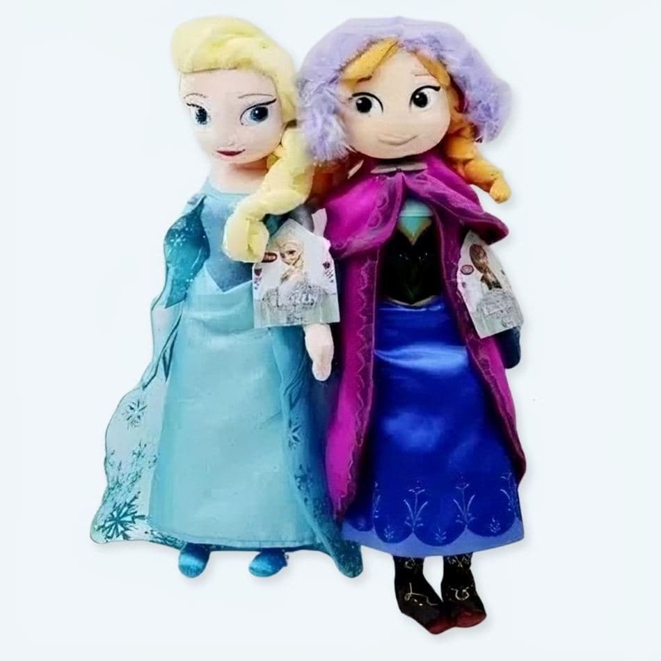 Elsa and Anna Plush Toys