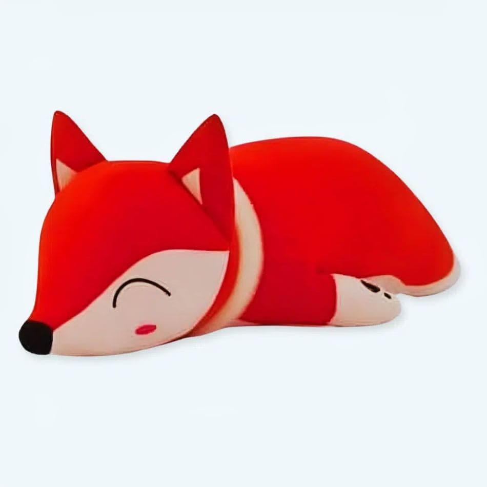 Fluffy plush fox toys, cute stuffed animals, bedroom decor, woodland creatures, gift for kids, nursery accent.