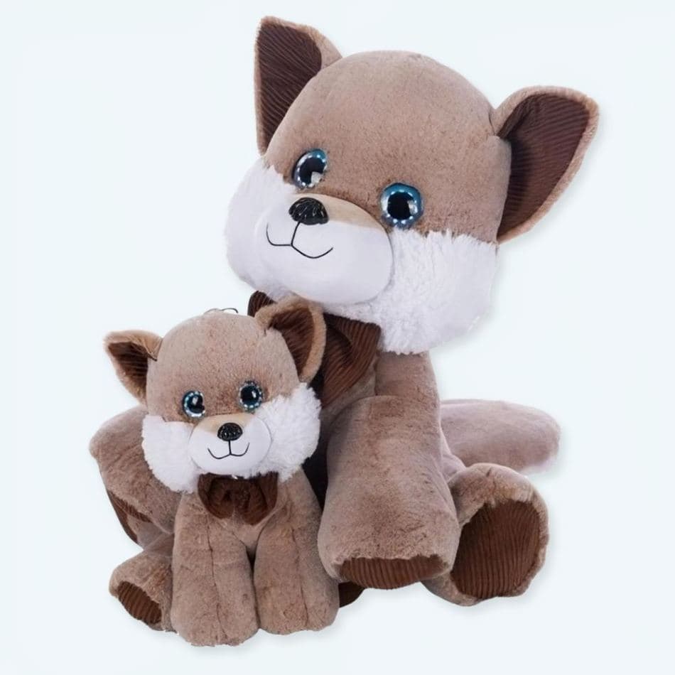 Cute Blue-Eyed Fox Plushie