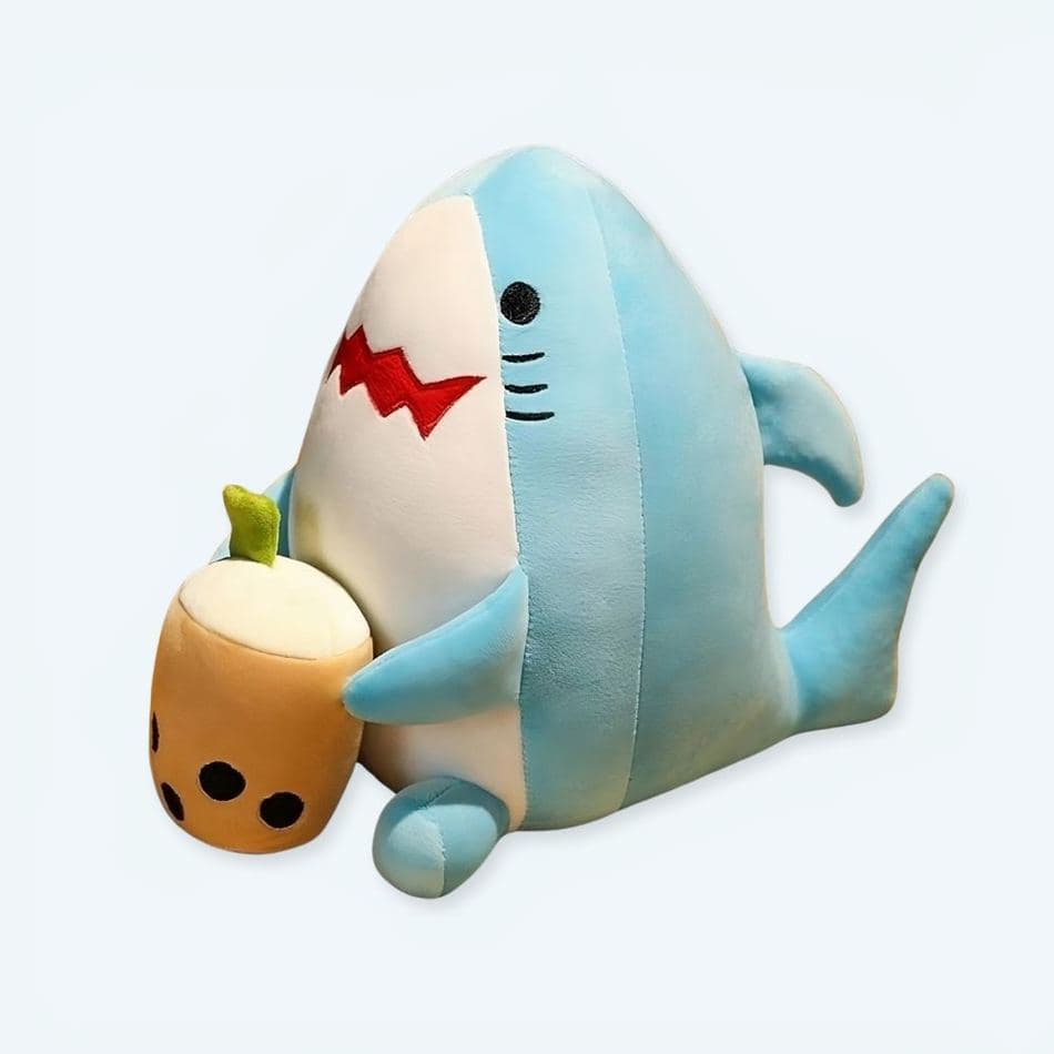 Bubble Tea Shark Plush