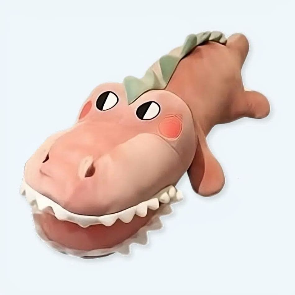 Pink Crocodile Plush Toy