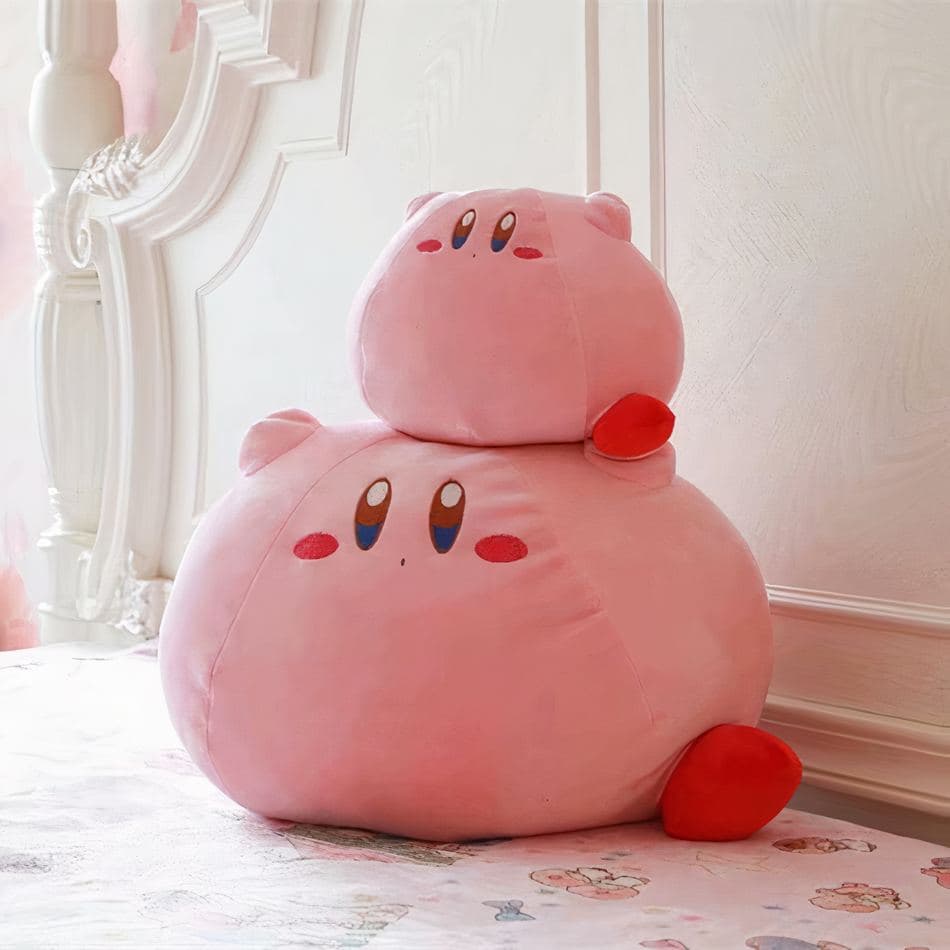 Pink Kirby Plush Toy thumbnail 2