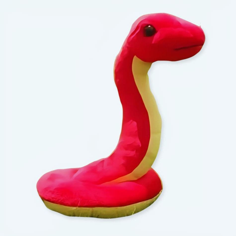 Red Snake Plush Toy
