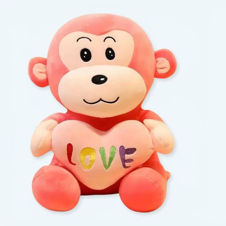 Stuffed Monkey with Heart