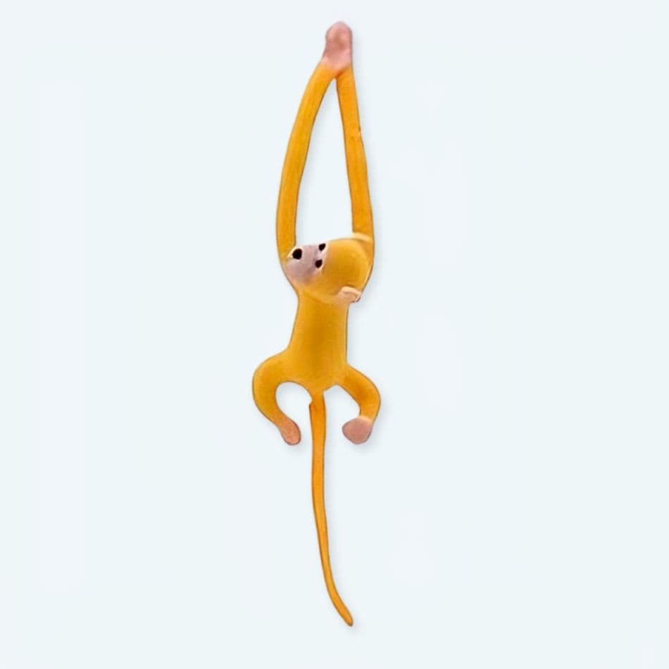 Kawaii Yellow Long-Tailed Monkey Plush