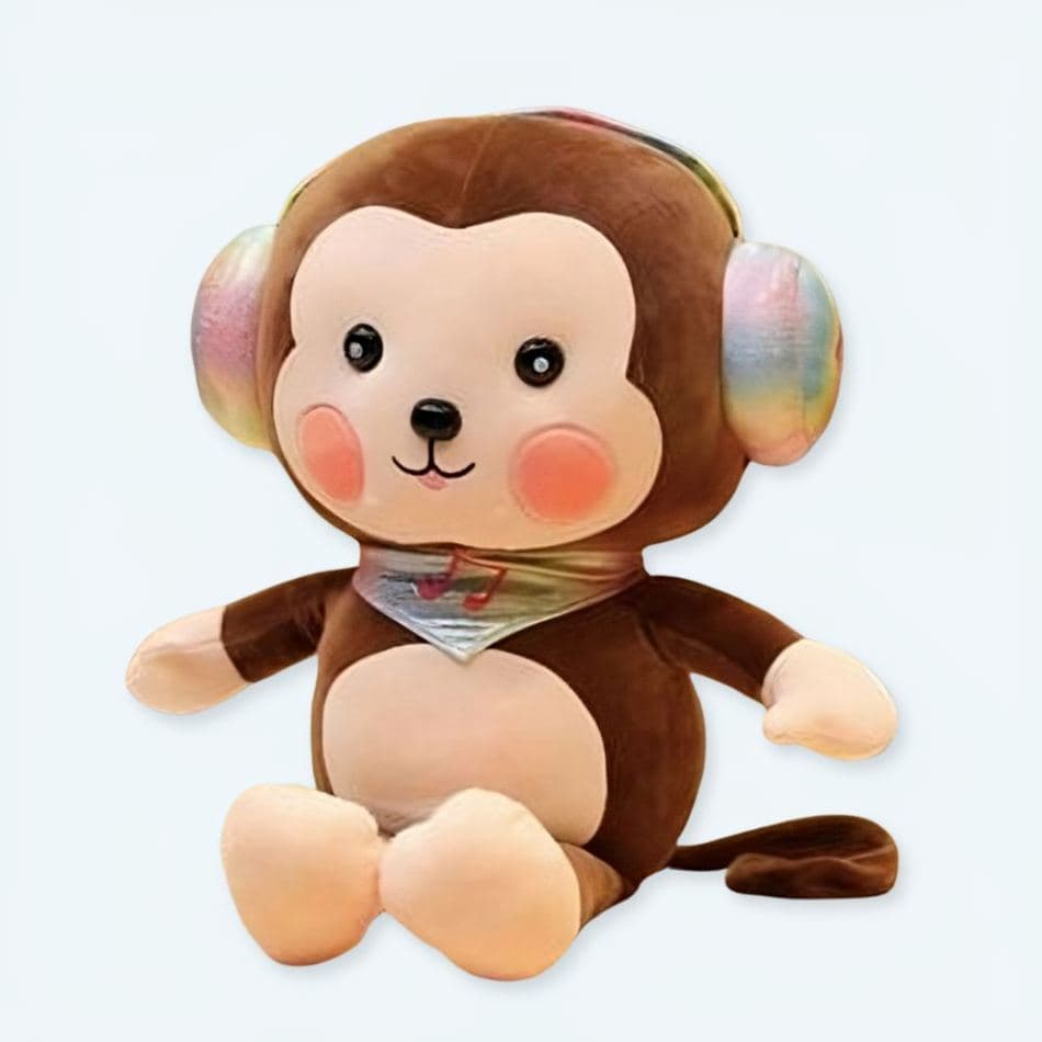 Soft, cuddly stuffed animals: monkeys, bears, lions, and more! Perfect for kids, gifts, nursery decor, jungle themes, plush toys, playtime.
