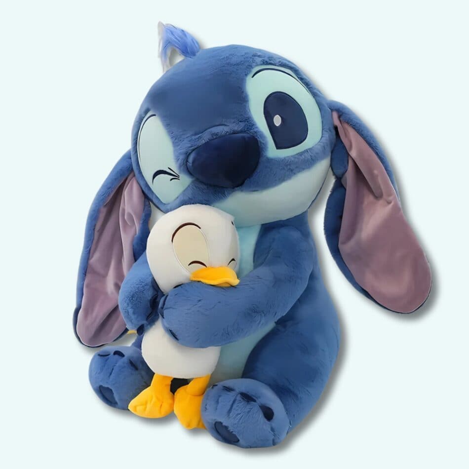 Stitch Plush with Duck Security Blanket
