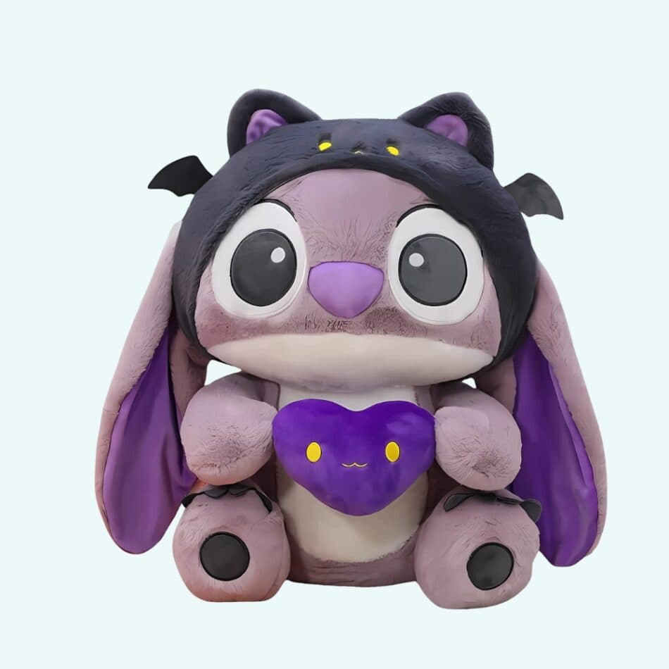 Purple Stitch Bat Plush