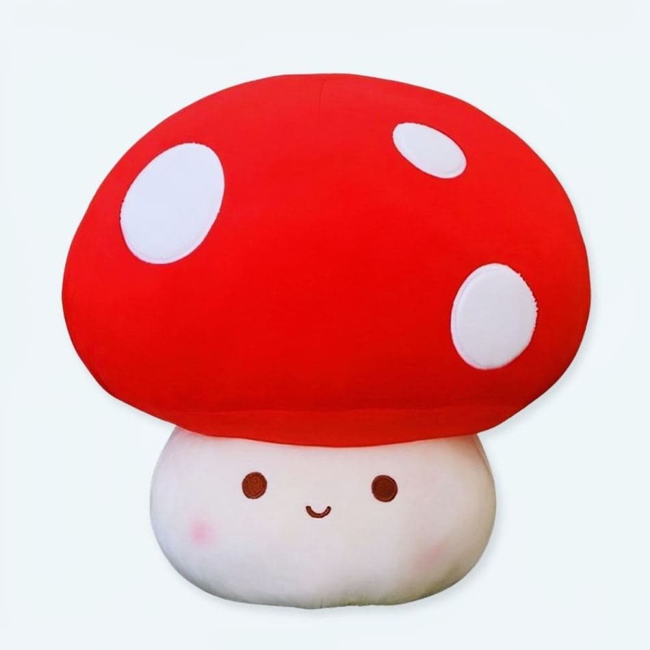 Red Mushroom Plush Toy