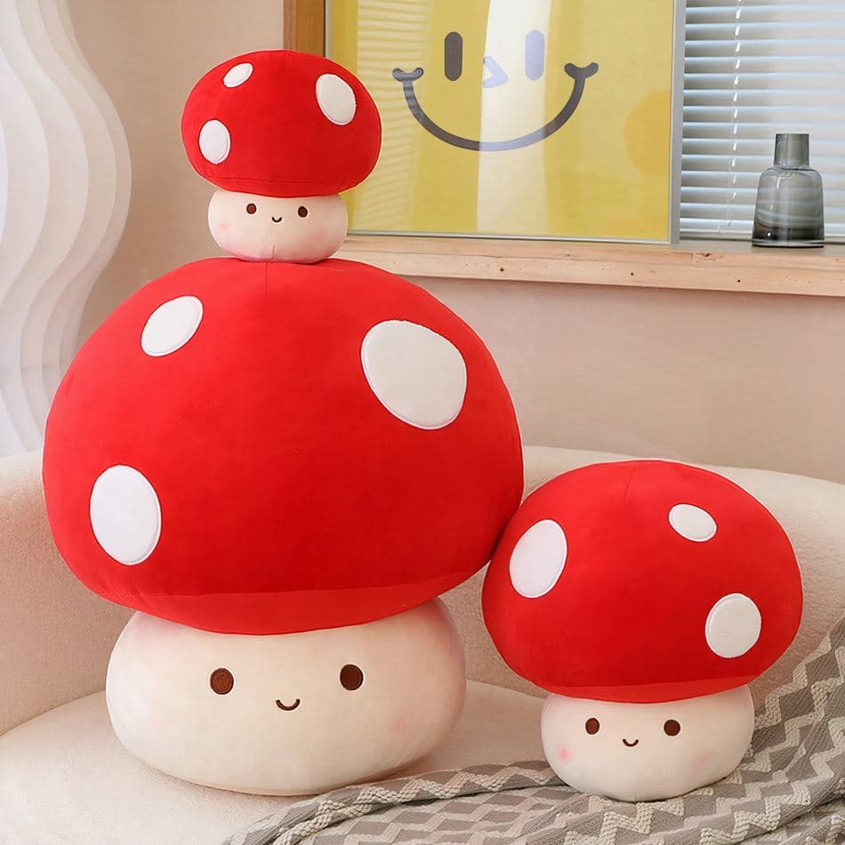 Red Mushroom Plush Toy thumbnail 2