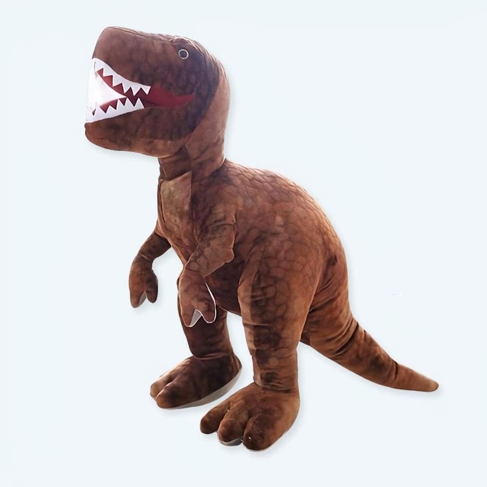 Brown T-Rex Plush