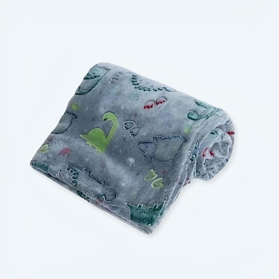 Dinosaur Glow-in-the-Dark Blanket